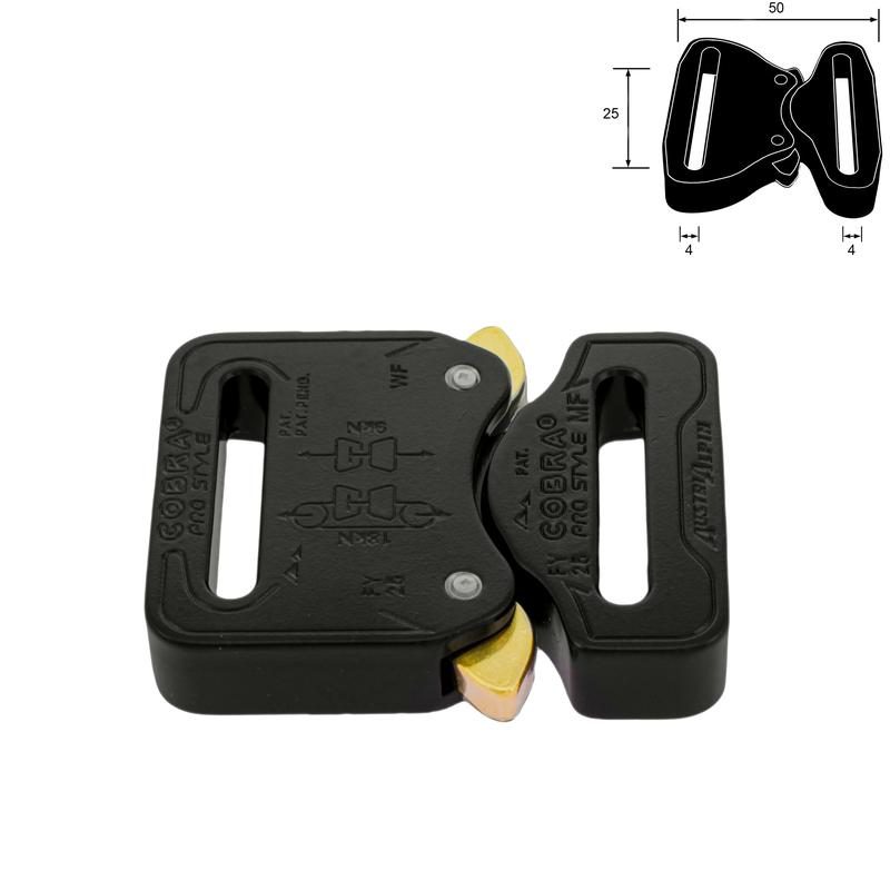 Aluminum Buckle COBRA® 25–50 mm Aluminum Buckle COBRA® 25–50 mm