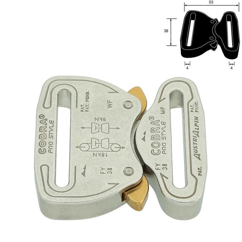 Aluminum Buckle COBRA 38 mm