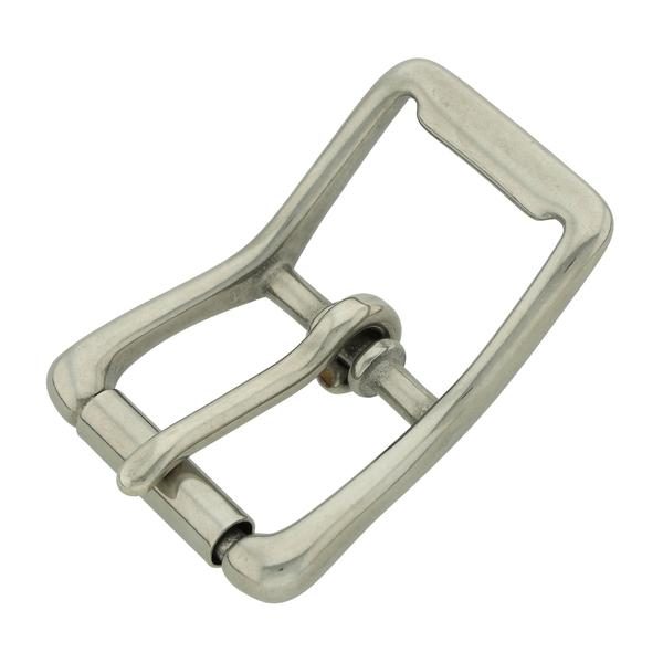 【美品】FRAMeWORK BRICK ROLLER BUCKLE BELT Center bar roller buckle, Stainless Steel (Aisi 304), 13–31