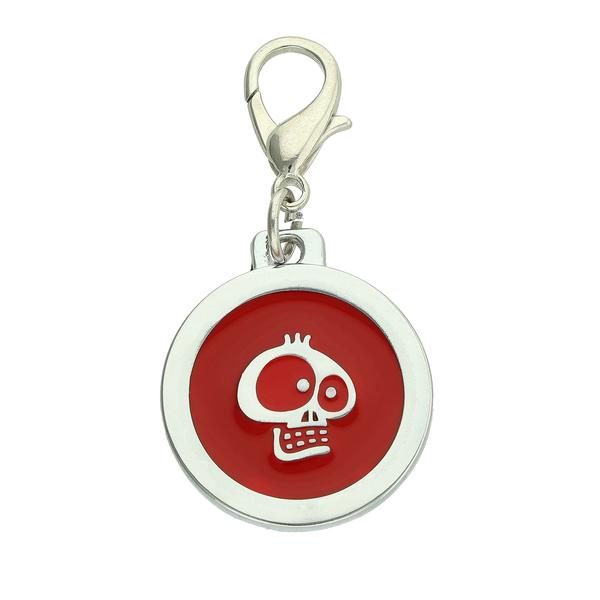 Fashion dog tag skull