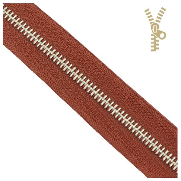 ★Fennec★ [20% coupon] RIVET ZIPPER CASE BROWN Zipper-pouch-pacific-brandy.1.