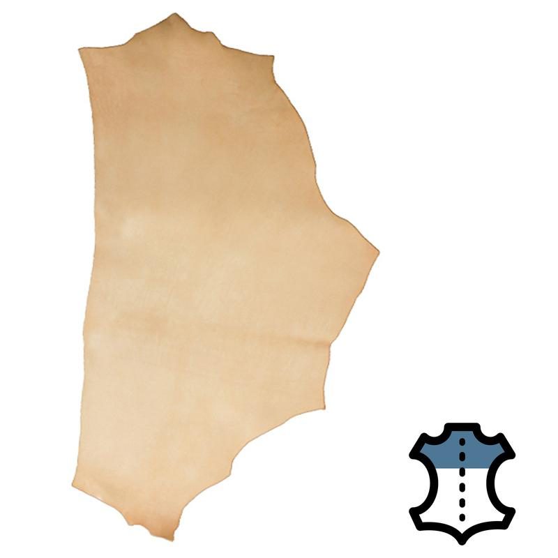 Premium cowhide leather (double shoulder) 0.8–4 mm, natural