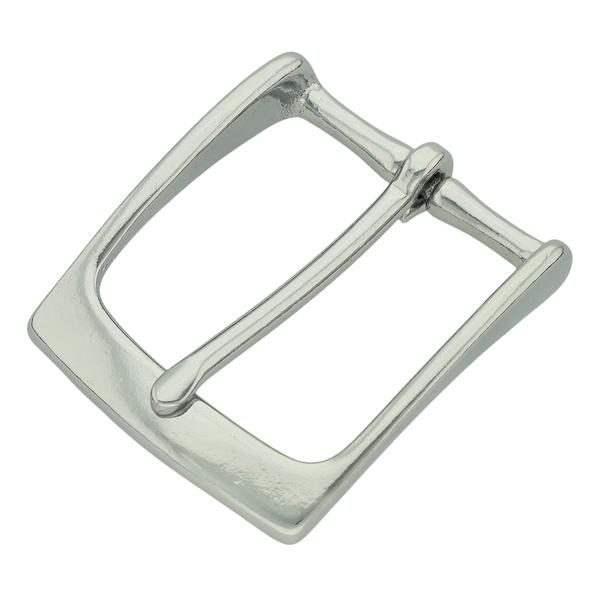 Solid Brass Belt Buckle 32 mm - Chrome Plated