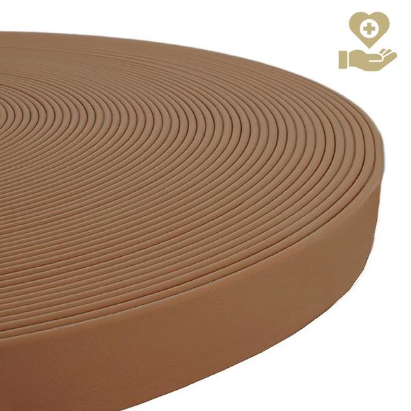 Drawstring Webbing Brown - PER QUARTER METRE