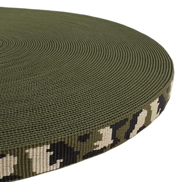 Weave Webbing Green Camouflage