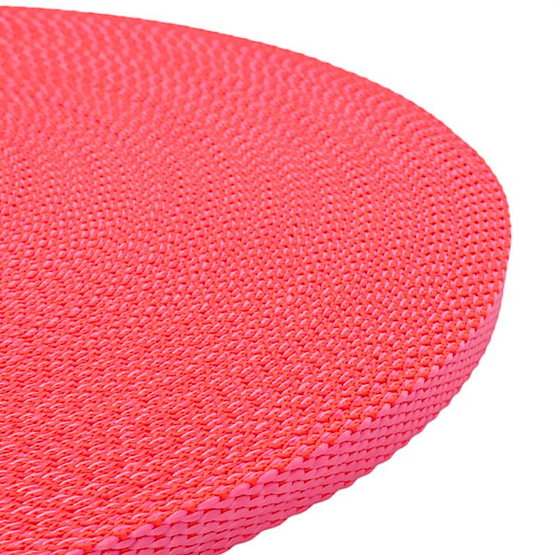 Pink polypropylene webbing discount